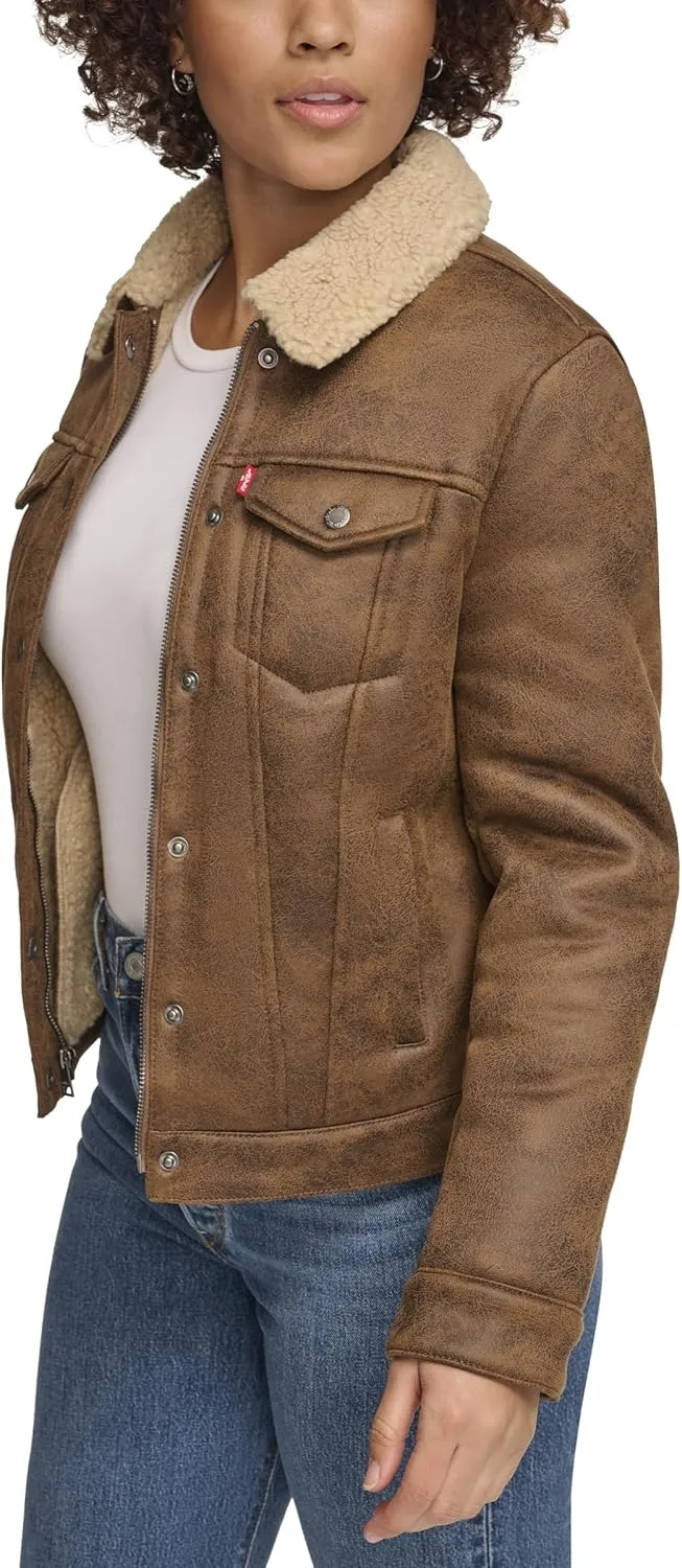 Levi's Women's Classic Sherpa Lined Trucker Jacket