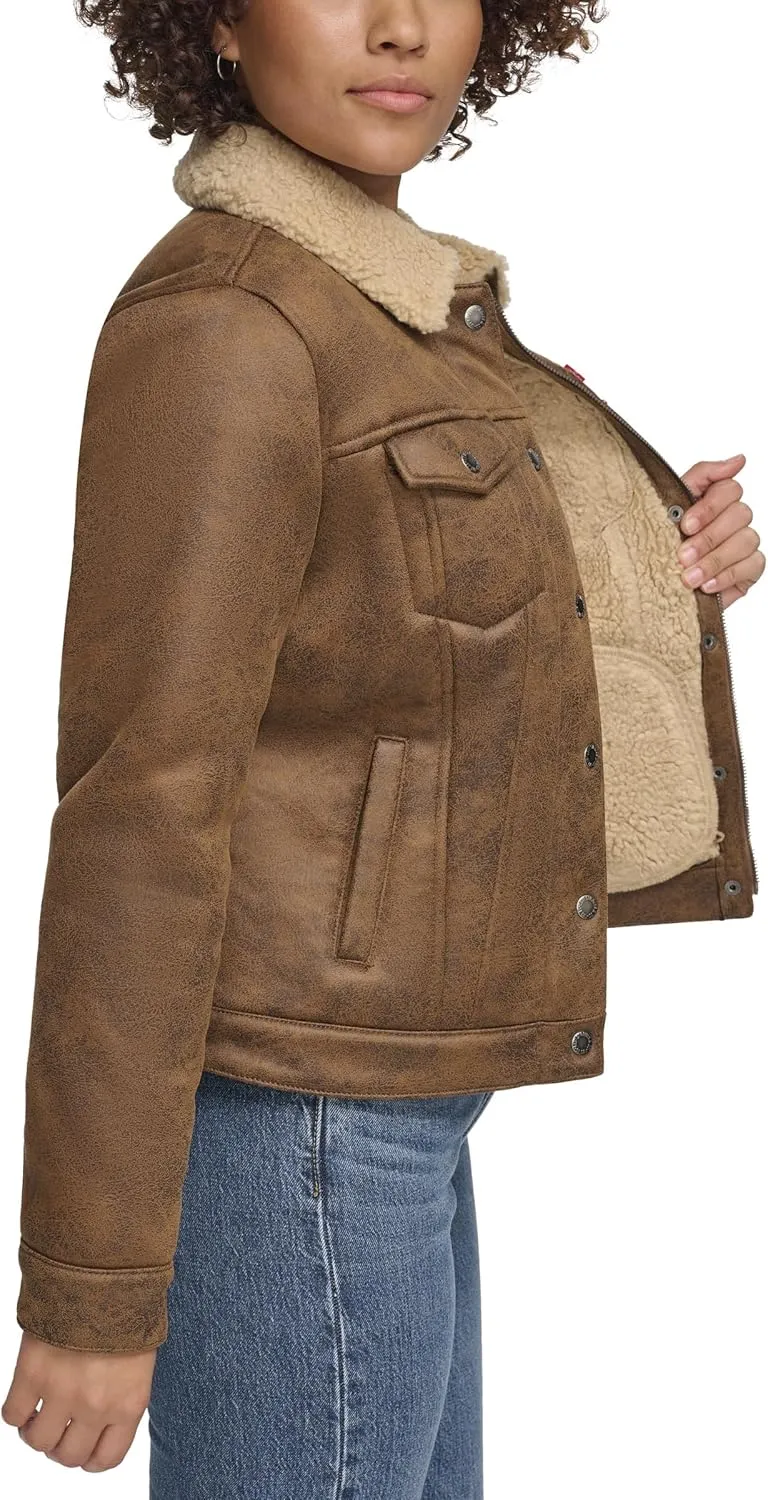 Levi's Women's Classic Sherpa Lined Trucker Jacket