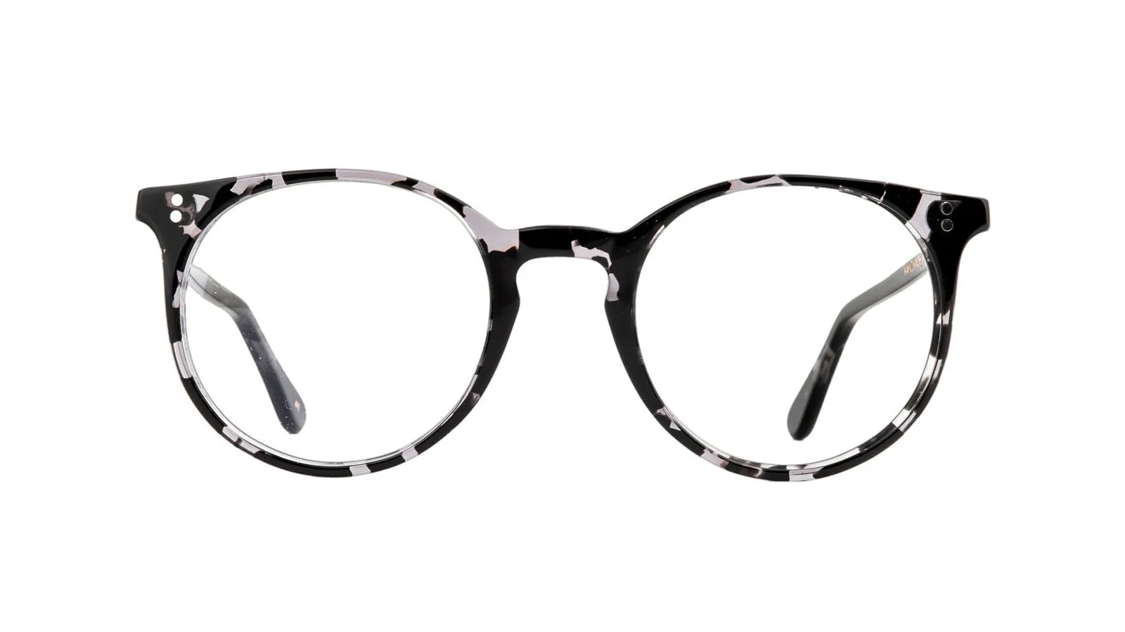 L.G.R-TIGRE-3007-46-22-140-Black-white-Tort-Noir-Blanc