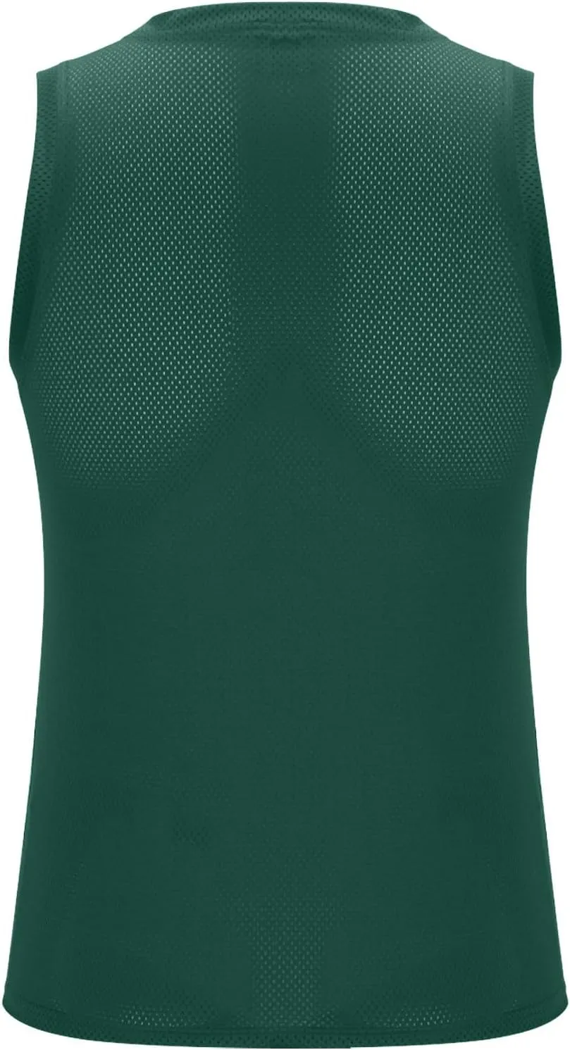 Lightweight Tank Tops for Men Mesh Breathable Summer Workout Tanks Sleeveless Athletic Muscle Gym Vest Quick Dry Tee