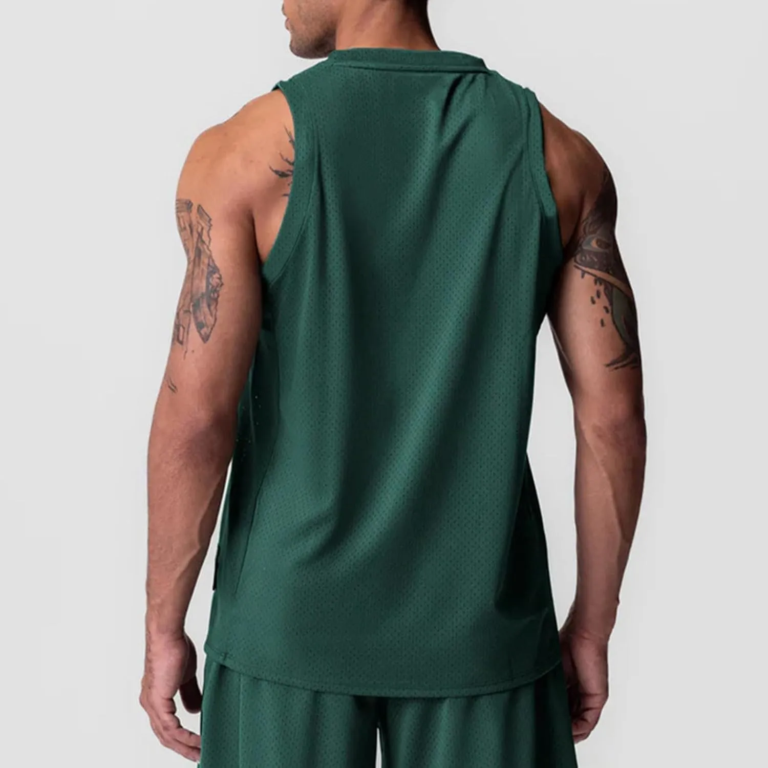 Lightweight Tank Tops for Men Mesh Breathable Summer Workout Tanks Sleeveless Athletic Muscle Gym Vest Quick Dry Tee