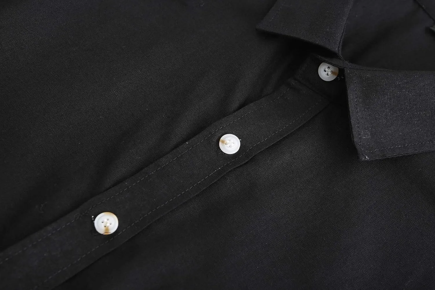 Linen Shirts for Men Long Sleeve Camisas de Hombre Lino