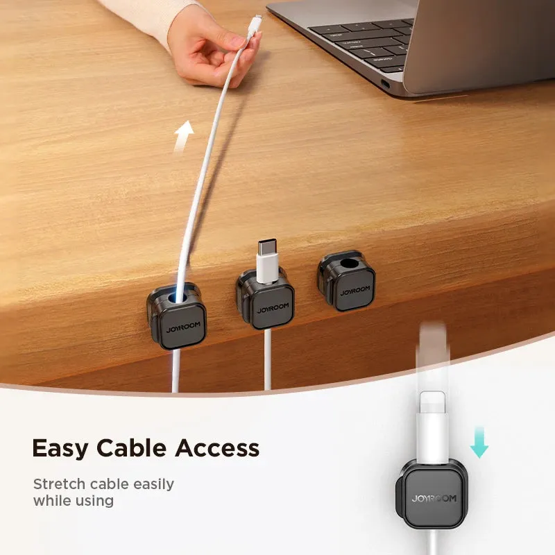 Magnetic Cable Clips for Desk Cable Management
