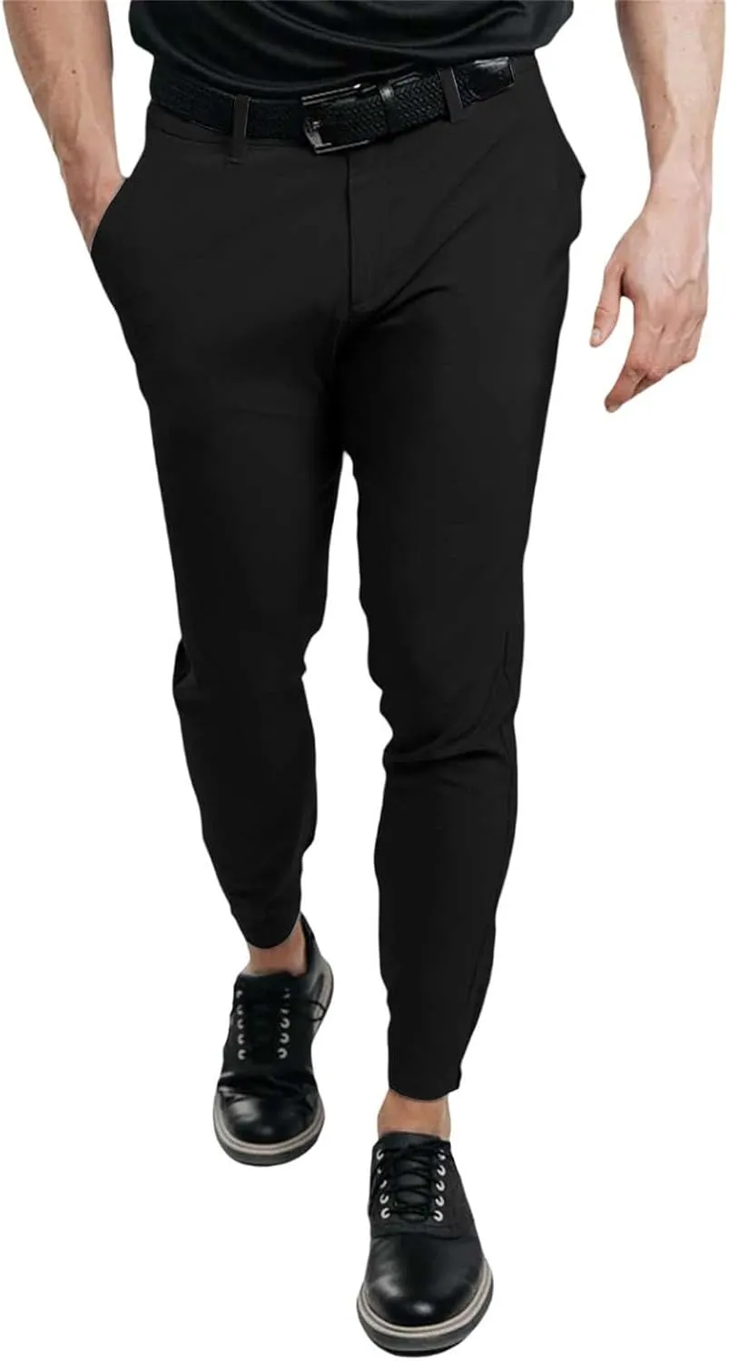 Mens 2023 Chino Skinny Pants Classic Fit Flat Front Stretch Solid Chino Deck Pants Business Casual Chinos Suit Pants