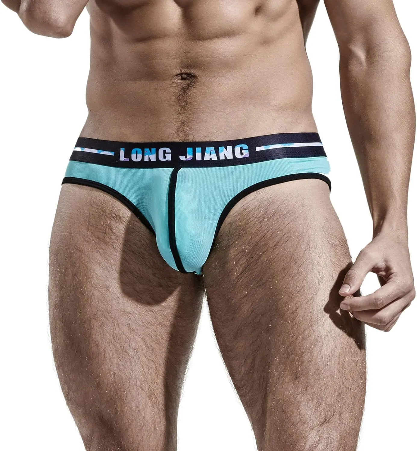 Mens Boxers Men's Performance Boxer Brief Breathable No Fly Support Pouch