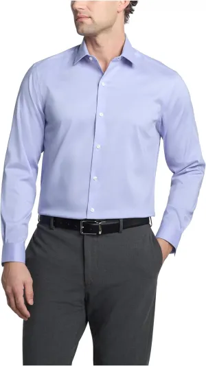 Men's Dress Shirt Ultra Wrinkle Free Flex Collar Stretch (Big and Tall)