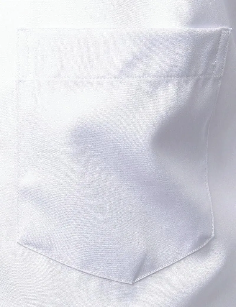 Men's Dress Shirts Slim Fit Wrinkle Free Casual Long Sleeve Solid Color Elastic Wedding Working Shirt