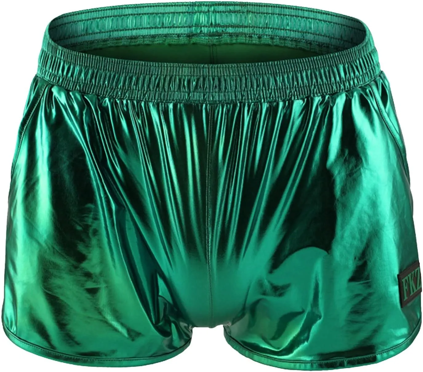 Men's Fashion Hot Stamping Leather Underwear Home Performance Breathable Panties