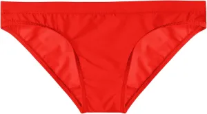 Mens Ice Silk Underwear Sexy Transparent Briefs Low Waist Lingerie Seamless Breathable Panties Summer Sportwear Red
