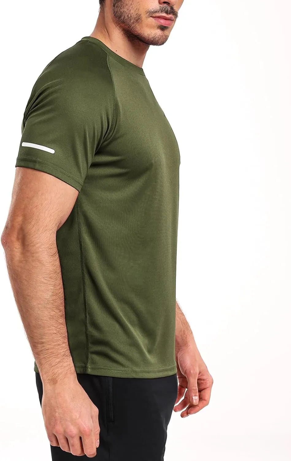 Men's Mesh Athletic Shirts Quick-Dry for Gym Running Training Workout