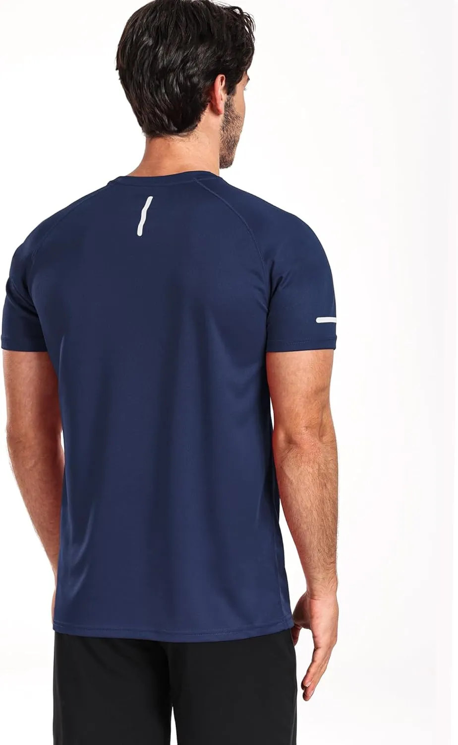 Men's Mesh Athletic Shirts Quick-Dry for Gym Running Training Workout