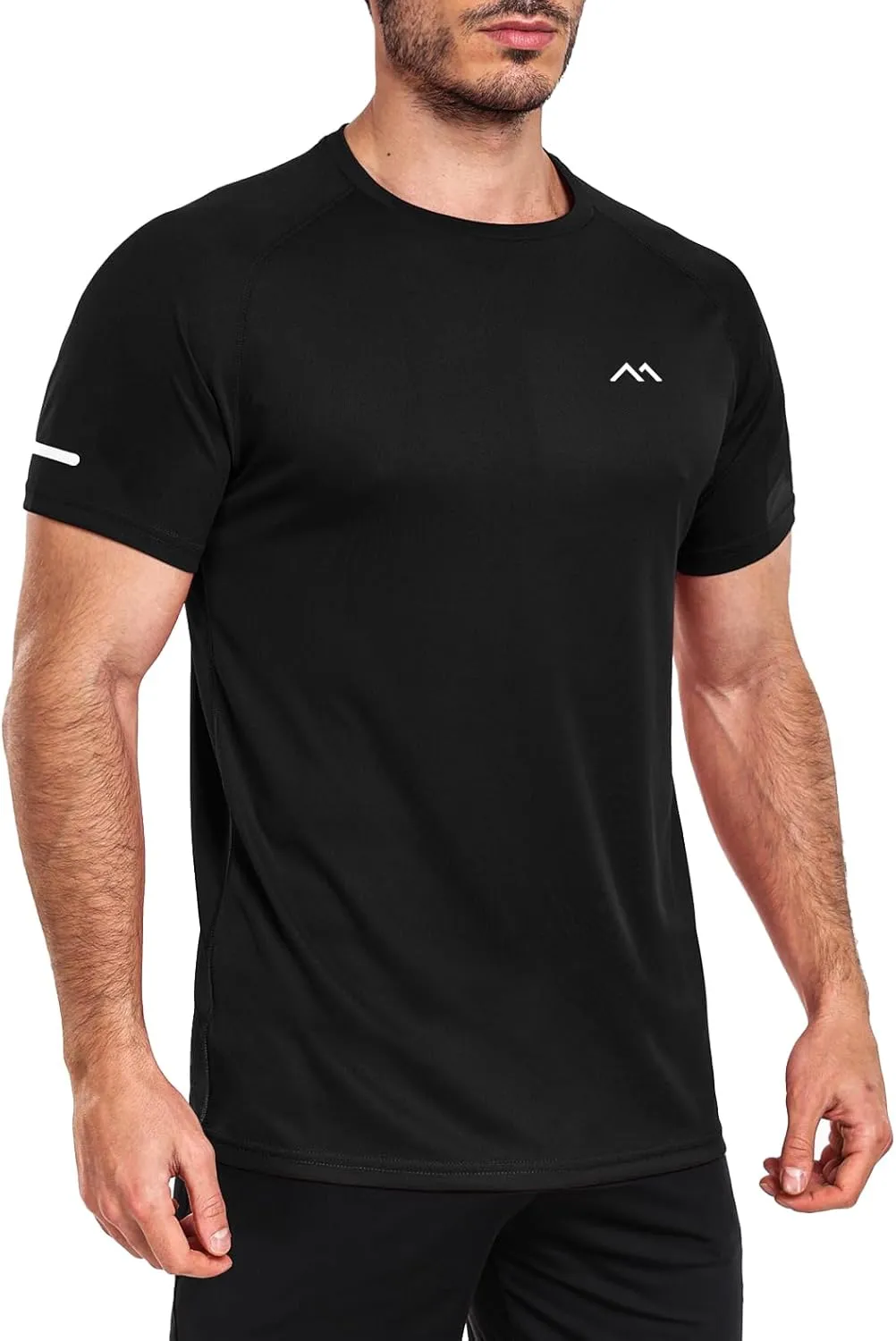 Men's Mesh Athletic Shirts Quick-Dry for Gym Running Training Workout