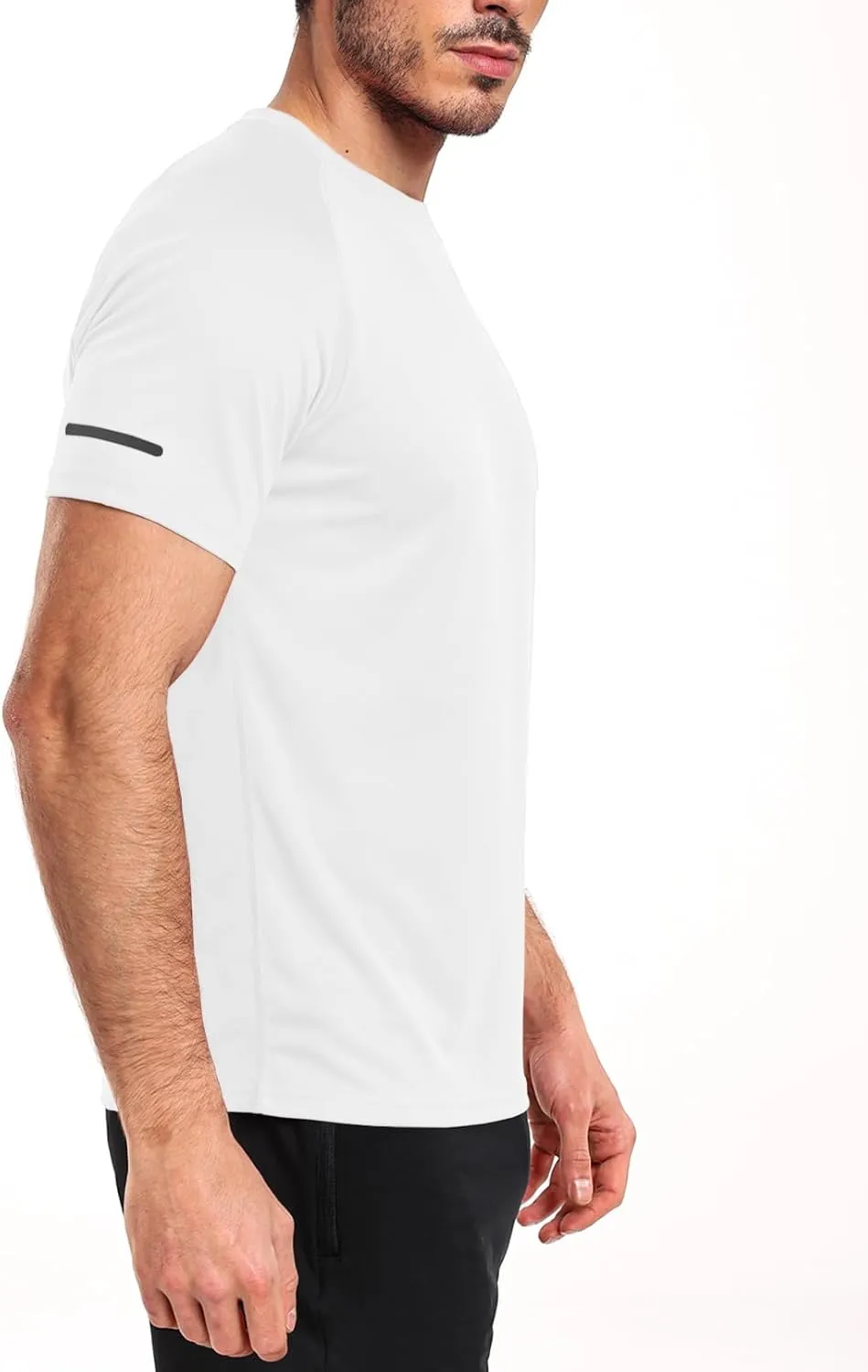 Men's Mesh Athletic Shirts Quick-Dry for Gym Running Training Workout