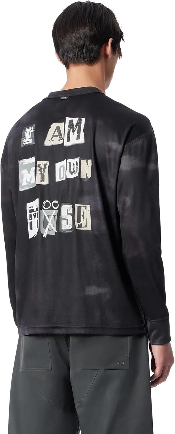Men's Performance Quick Dry Long Sleeve Oversized Tee Shirt Standard