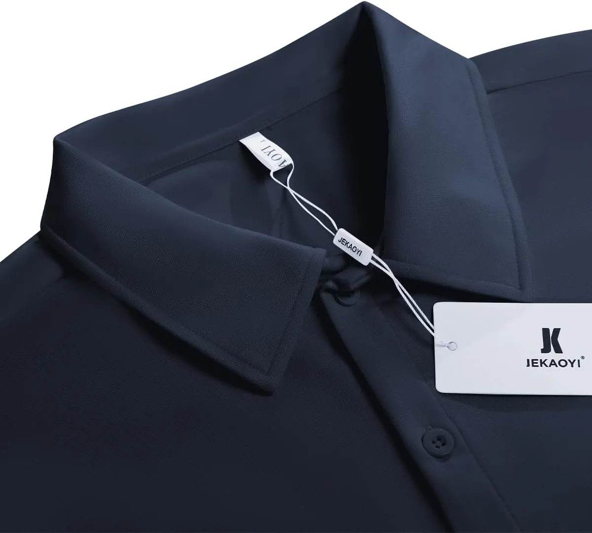 Men's Short Sleeve Dress Shirts Stretch Wrinkle Free Casual Button Down Solid Formal Top