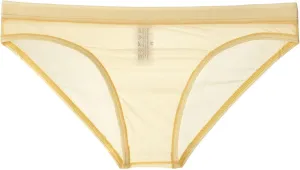 Men's Underwear Sexy Mesh Breathable Briefs See Through Lingerie Low Rise Seamless Panties Summer Cool Underpants Beige