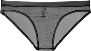 Men's Underwear Sexy Mesh Breathable Briefs See Through Lingerie Low Rise Seamless Panties Summer Cool Underpants Black