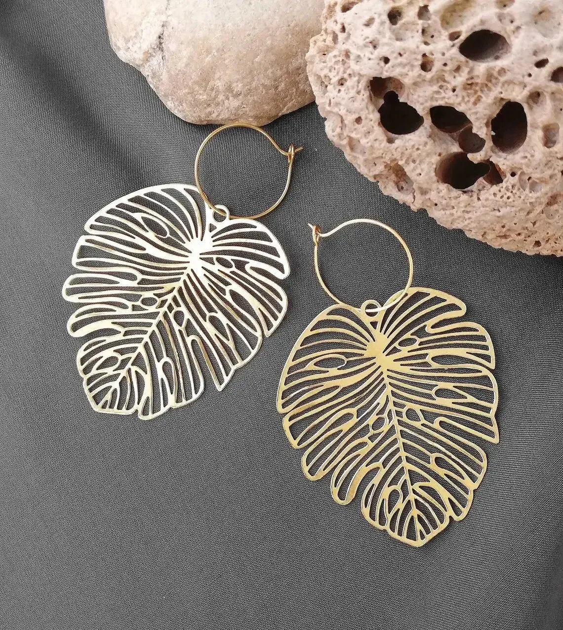Monstera Majesty Earrings