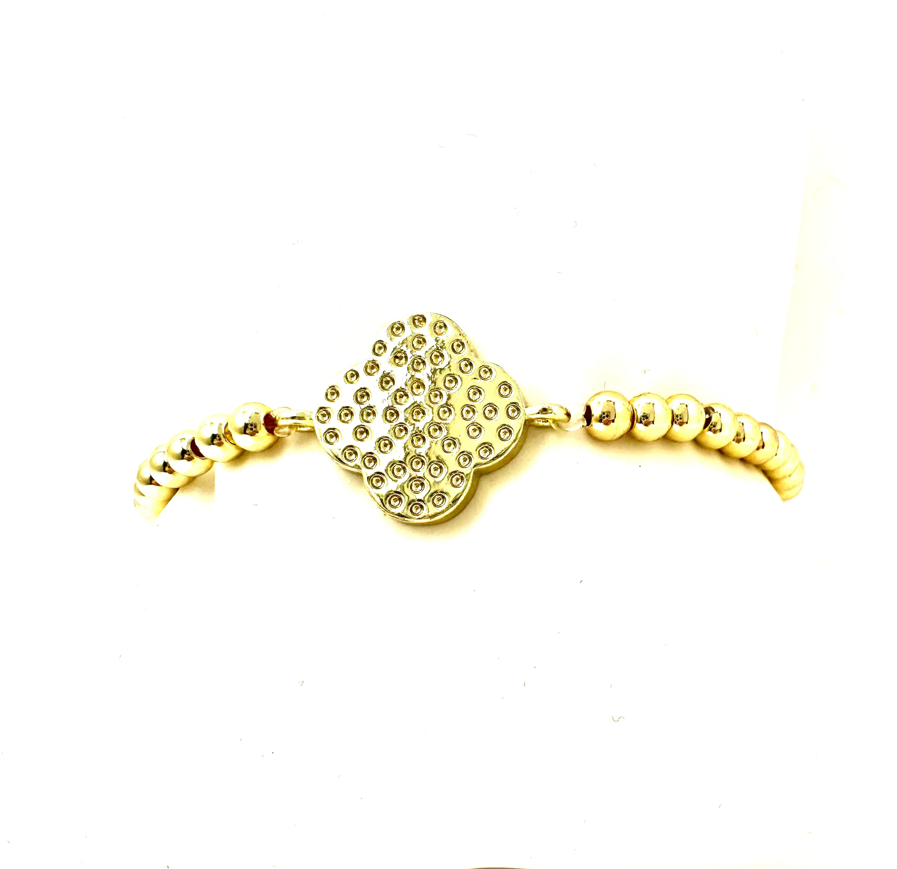 Mother Of Pearl Clover Bracelet