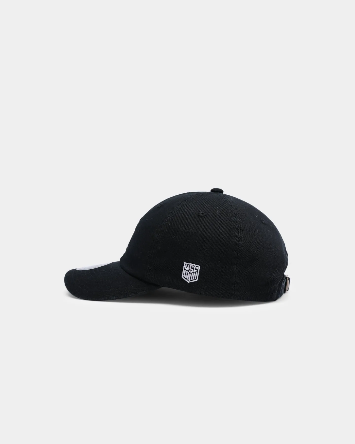 NATIONAL COLLEGIATE ATHLETIC ASSC LSU Small Team Crest Dad Hat Strapback Washed Black