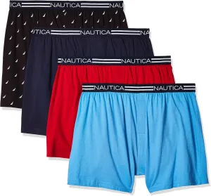 Nautica Men's Classic Cotton Loose Knit Boxer