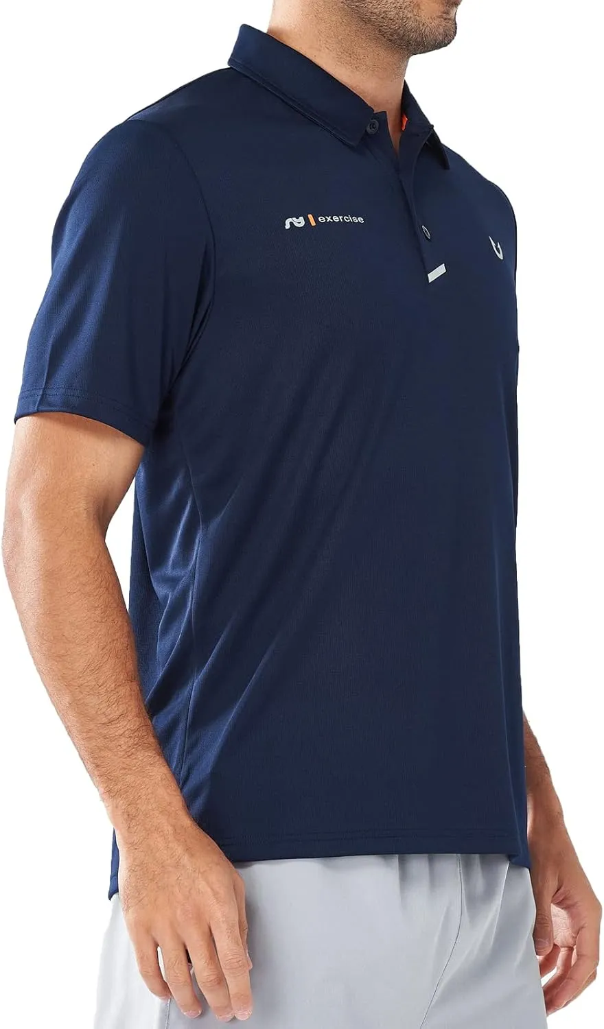 NORTHYARD Men's Polo Shirt Quick Dry Sports Golf Shirts Long and Short Sleeve Tennis Pique Shirt Performance Shirts Tops