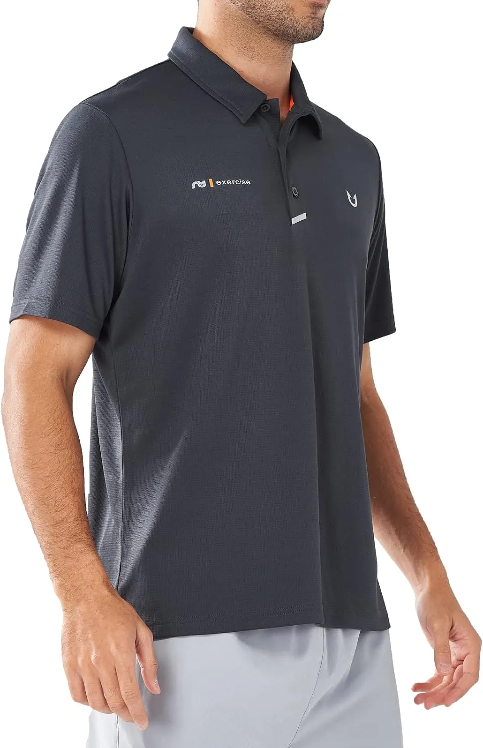 NORTHYARD Men's Polo Shirt Quick Dry Sports Golf Shirts Long and Short Sleeve Tennis Pique Shirt Performance Shirts Tops