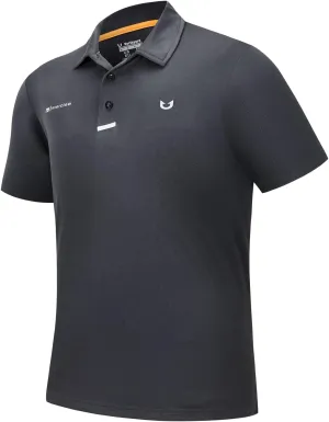 NORTHYARD Men's Polo Shirt Quick Dry Sports Golf Shirts Long and Short Sleeve Tennis Pique Shirt Performance Shirts Tops
