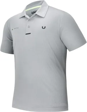 NORTHYARD Men's Polo Shirt Quick Dry Sports Golf Shirts Long and Short Sleeve Tennis Pique Shirt Performance Shirts Tops