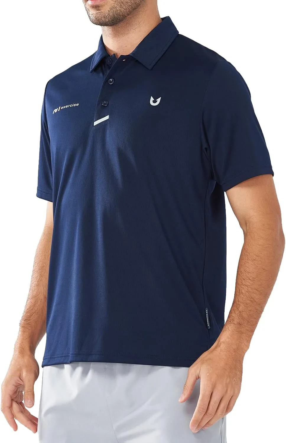 NORTHYARD Men's Polo Shirt Quick Dry Sports Golf Shirts Long and Short Sleeve Tennis Pique Shirt Performance Shirts Tops