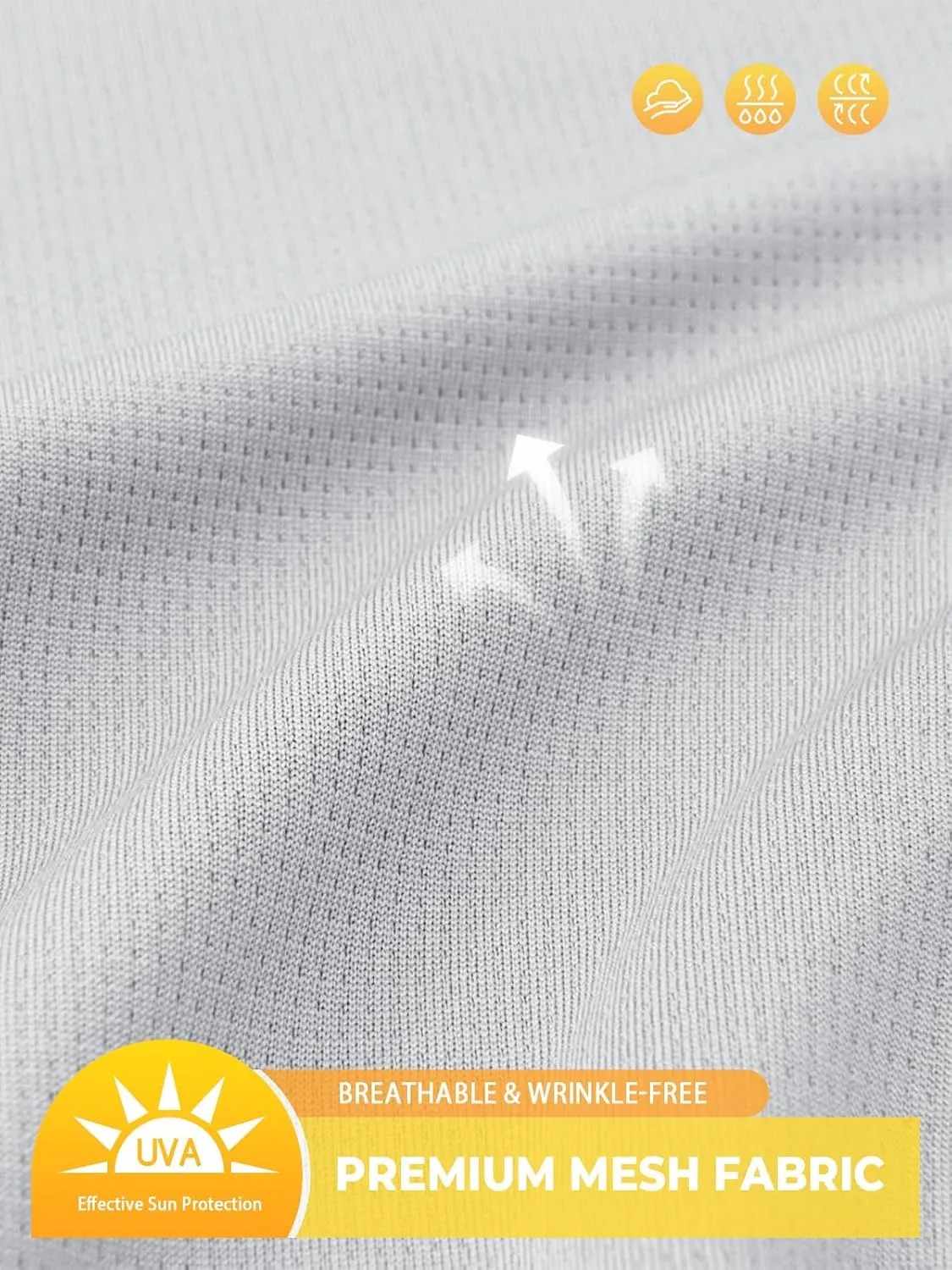 NORTHYARD Men's Polo Shirt Quick Dry Sports Golf Shirts Long and Short Sleeve Tennis Pique Shirt Performance Shirts Tops