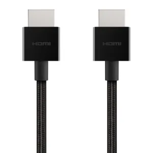 [OPEN BOX] BELKIN 4K Ultra High Speed HDMI 2.1 Braided Cable 1 Meter - Black