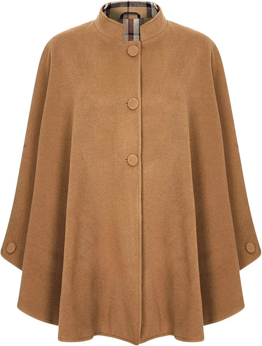 Oxfords Cashmere Tartan Cape
