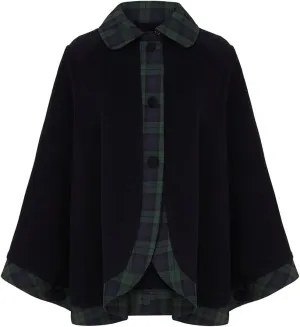 Oxfords Cashmere Tartan Cape