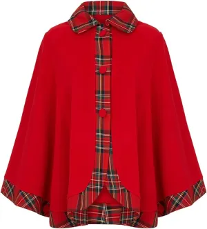 Oxfords Cashmere Tartan Cape