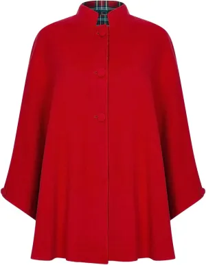 Oxfords Cashmere Tartan Cape