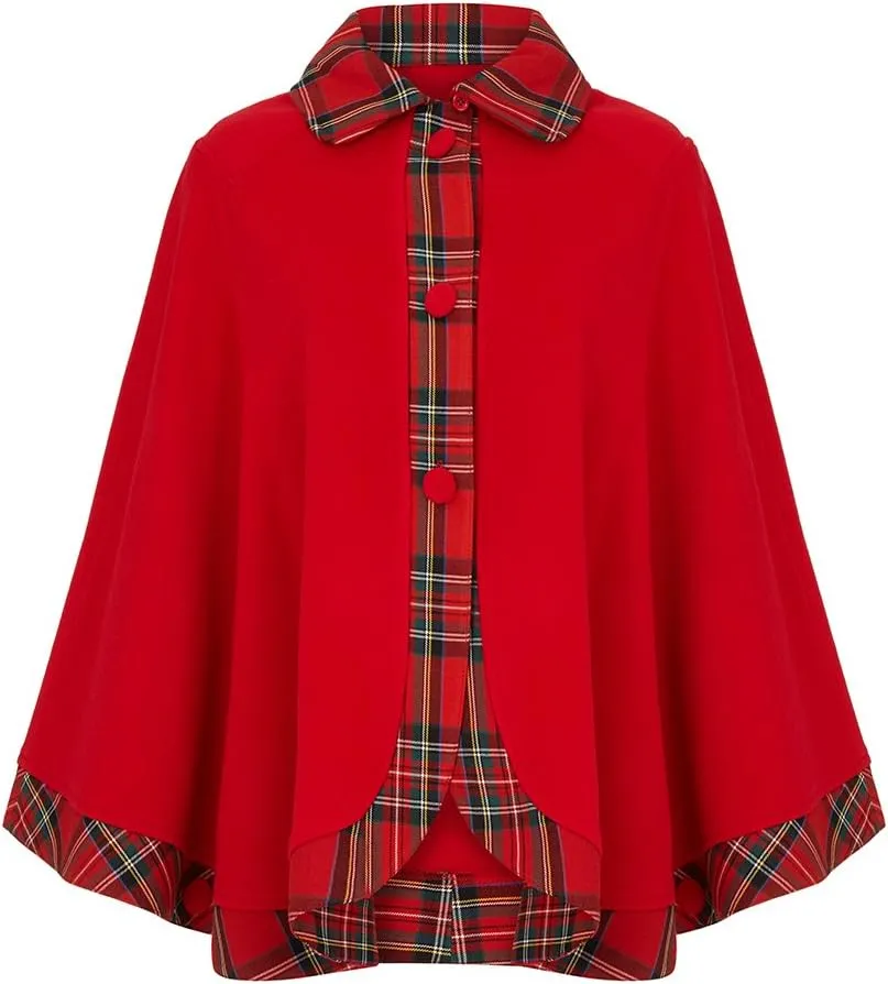 Oxfords Cashmere Tartan Cape