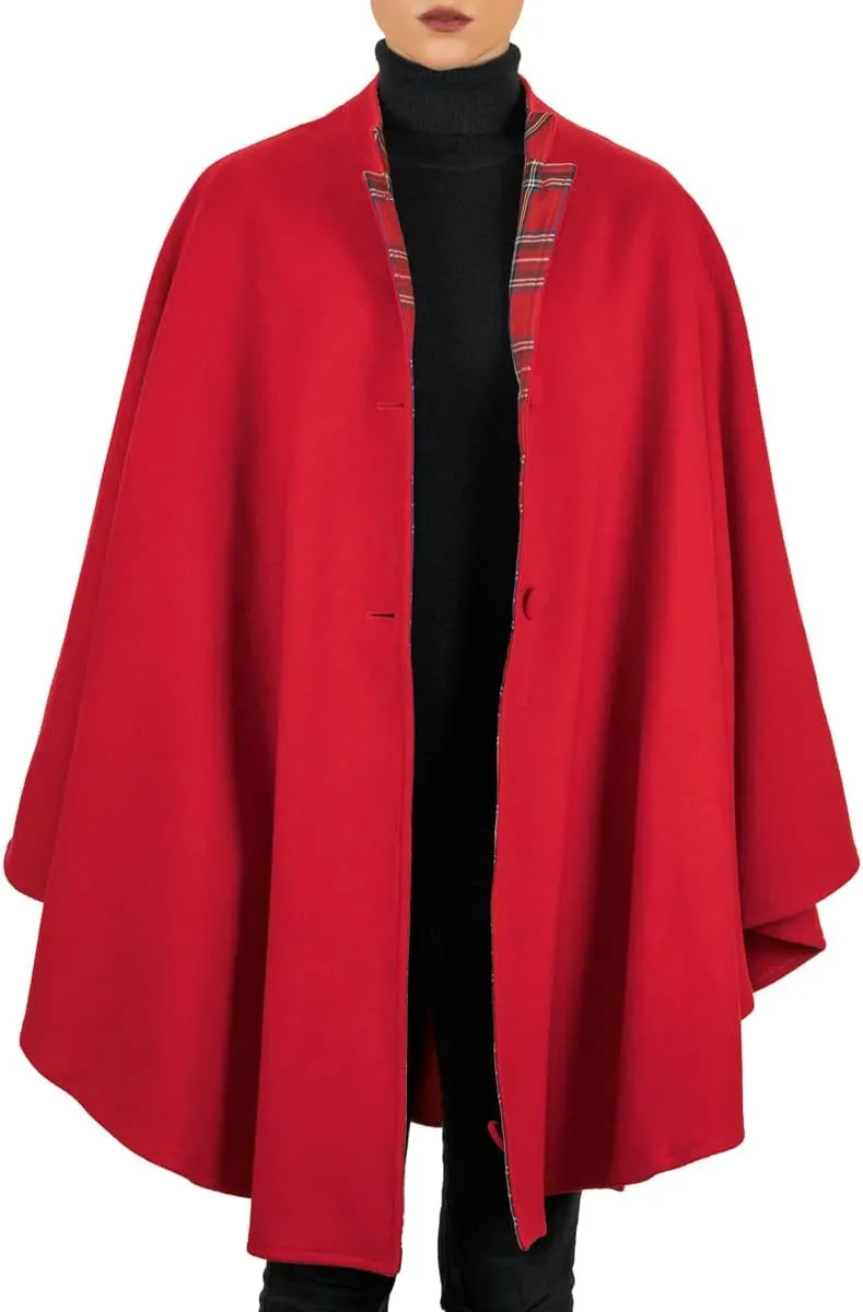 Oxfords Cashmere Tartan Cape