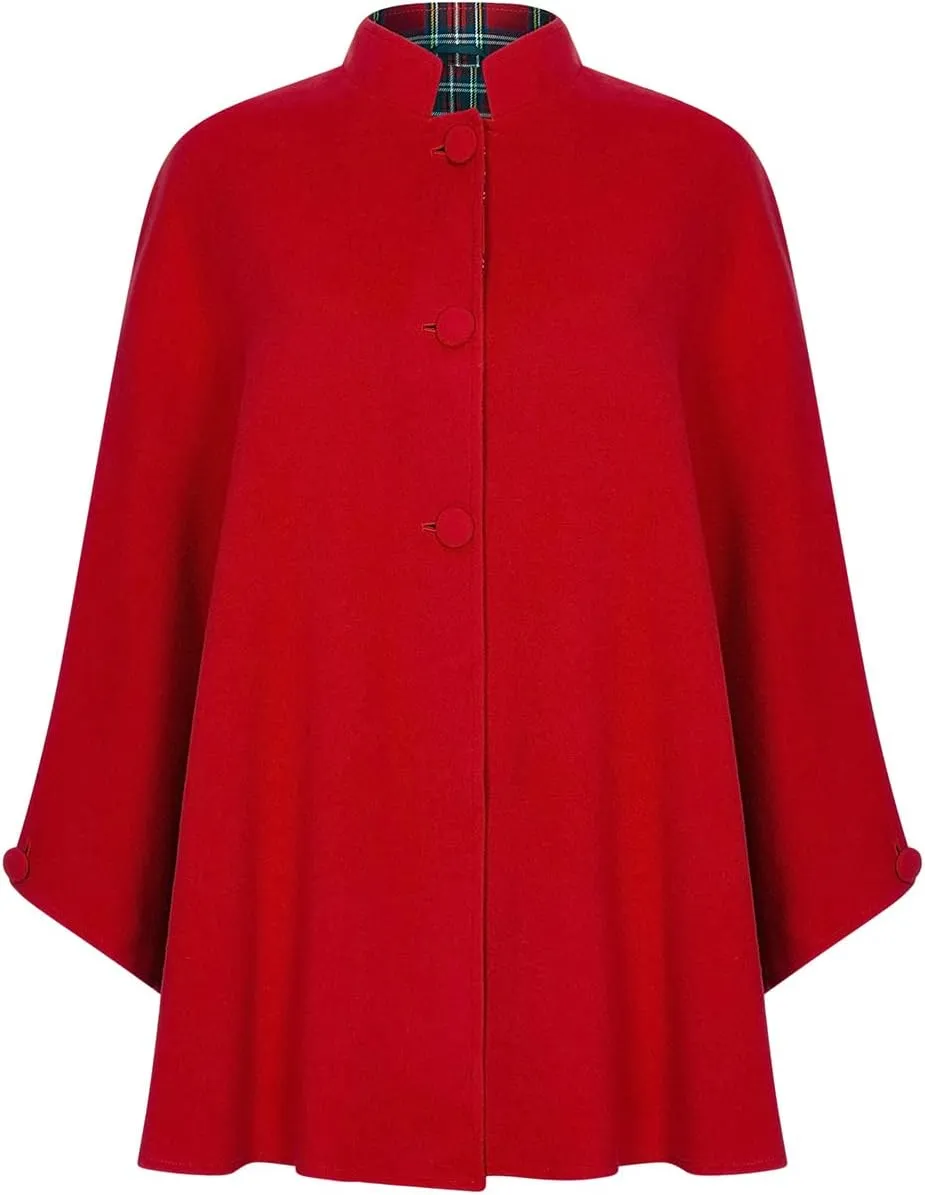 Oxfords Cashmere Tartan Cape