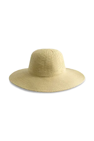 Perla Packable Wide Brim Hat | Natural