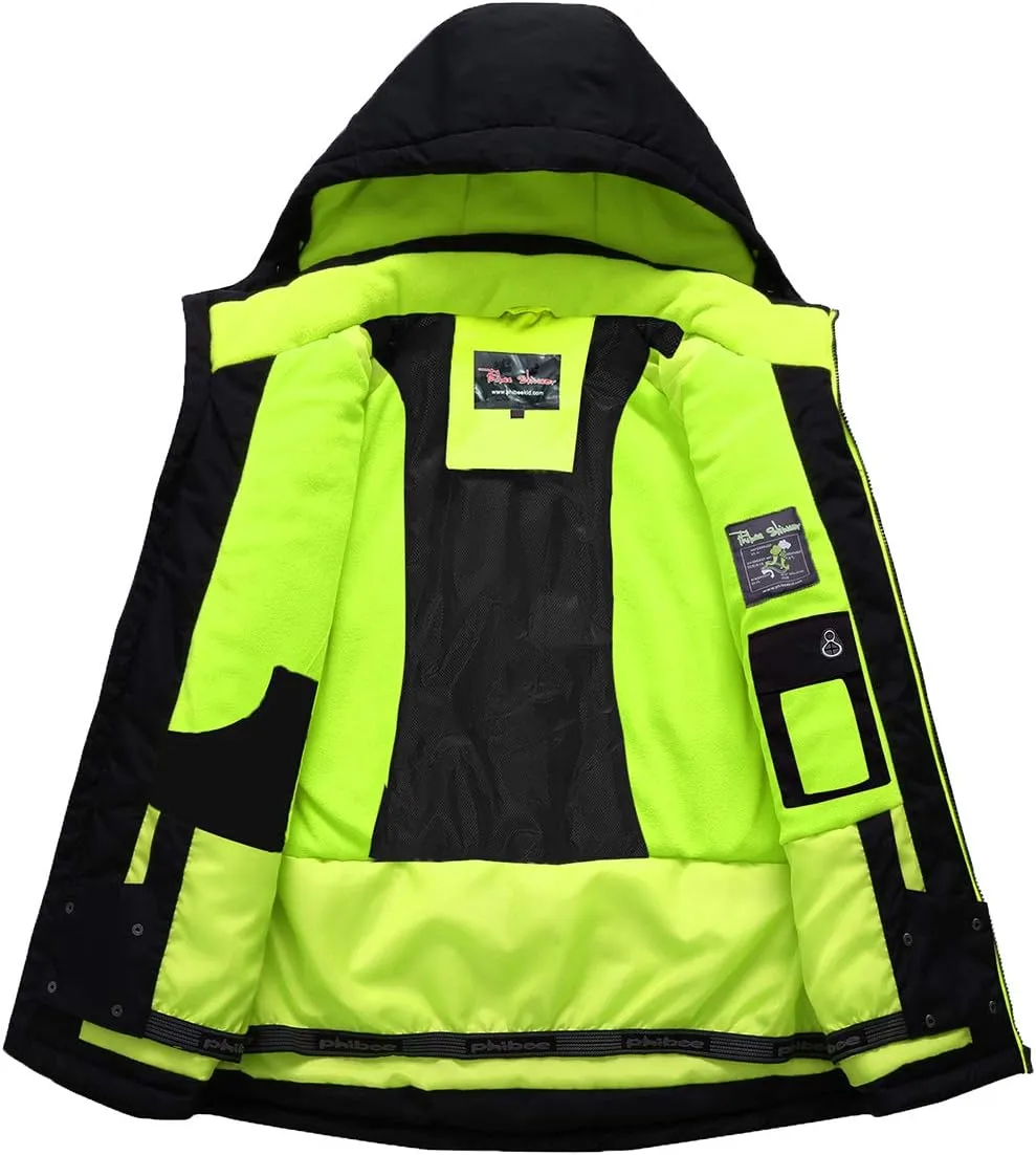 PHIBEE Big Boy's Waterproof Breathable Snowboard Ski Jacket