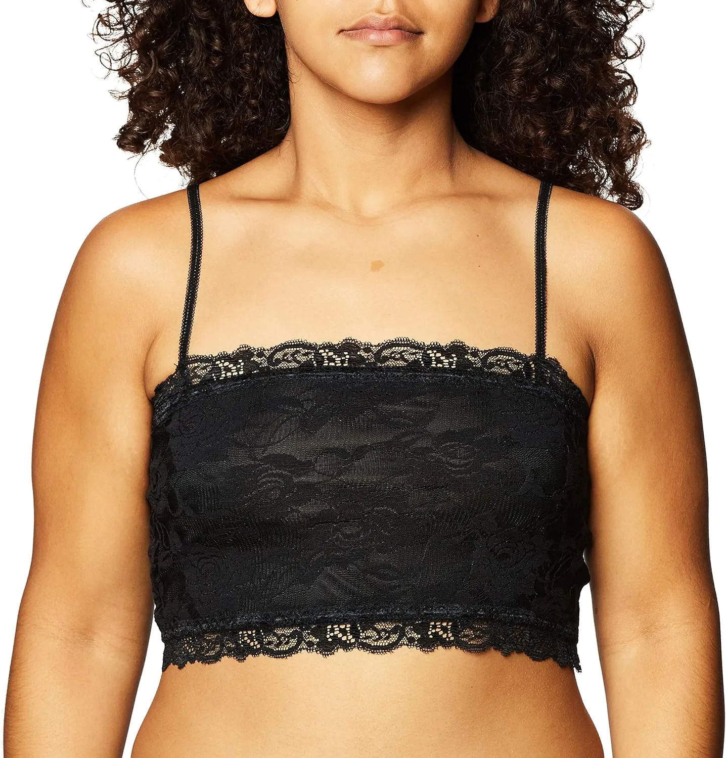 PURE STYLE Girlfriends Women's Camiflage Breathable Stretch Lace Half Cami
