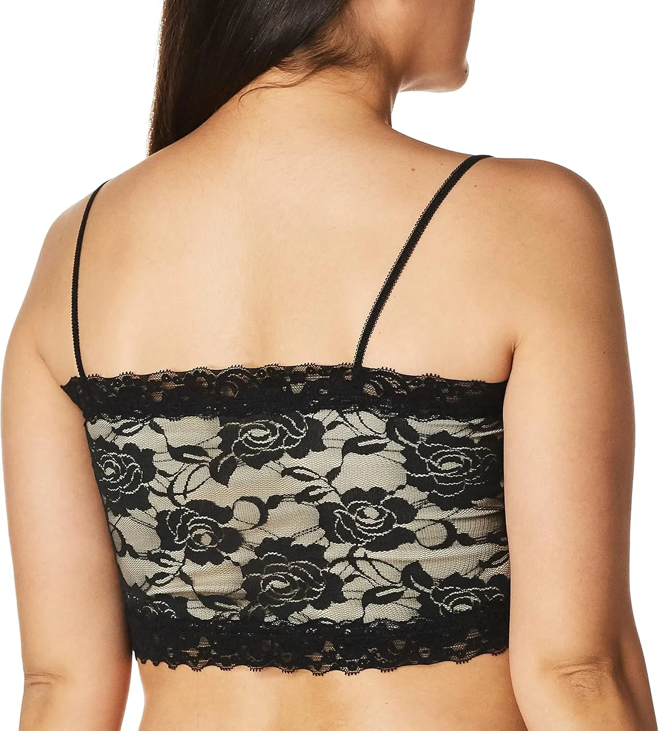 PURE STYLE Girlfriends Women's Camiflage Breathable Stretch Lace Half Cami