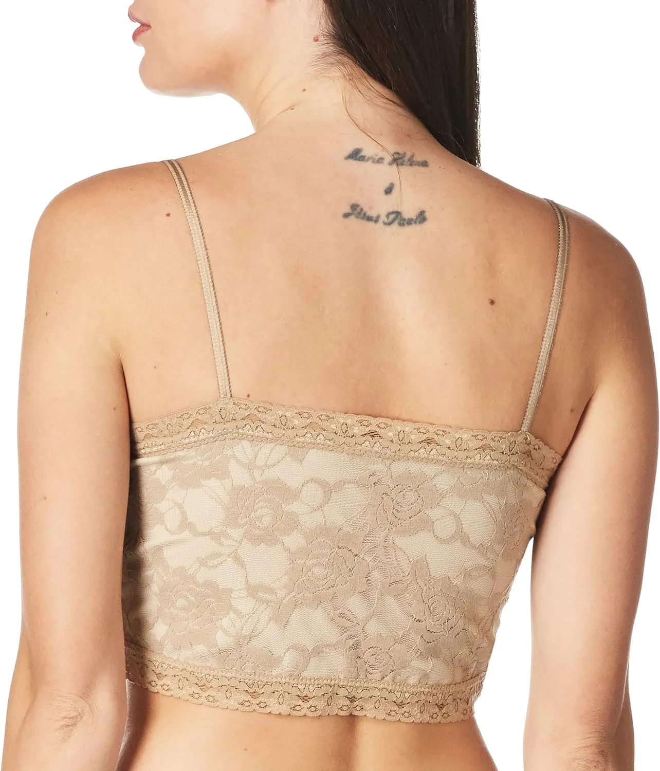 PURE STYLE Girlfriends Women's Camiflage Breathable Stretch Lace Half Cami