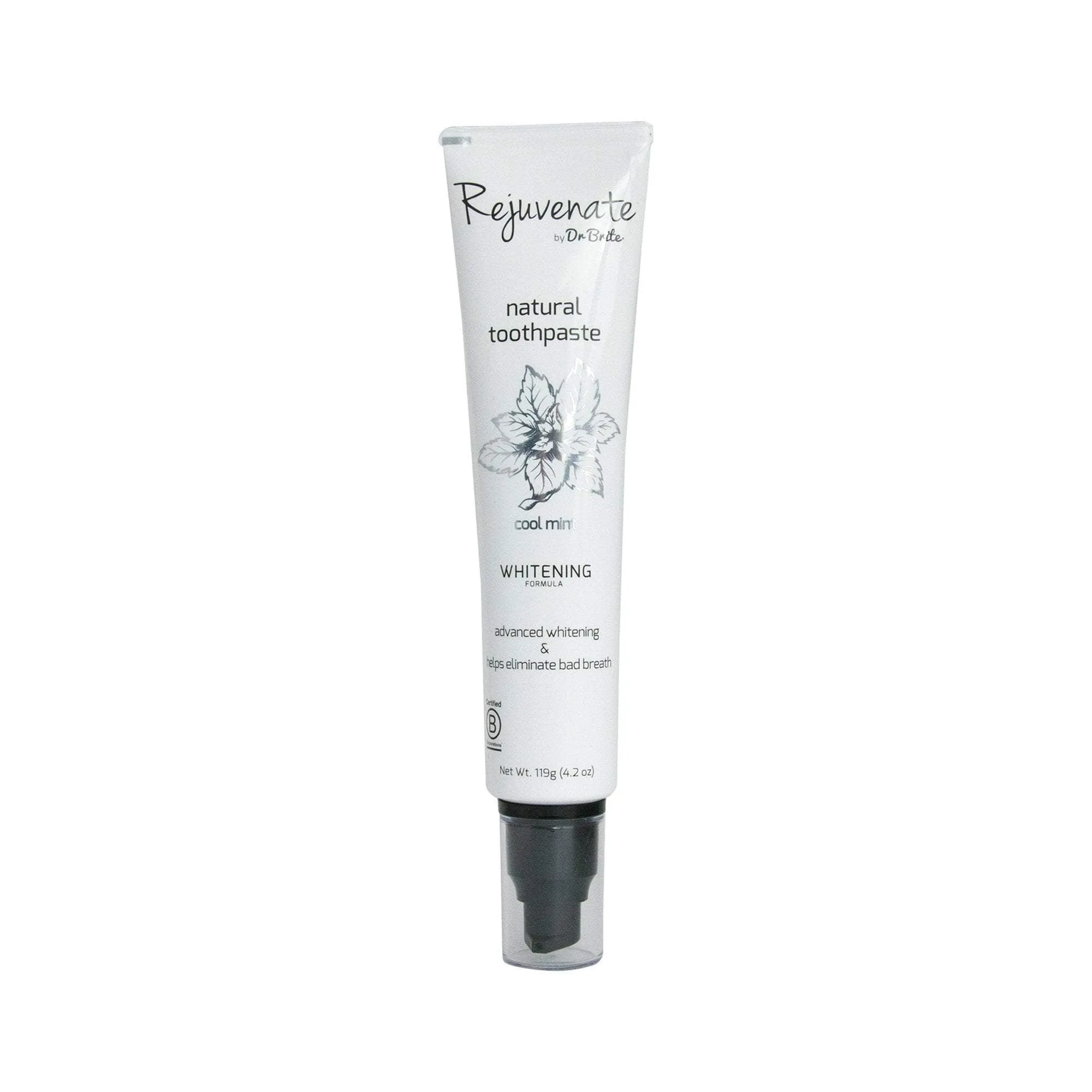 Rejuvenate by Dr. Brite Natural Toothpaste, Whitening Formula, 4.2 oz