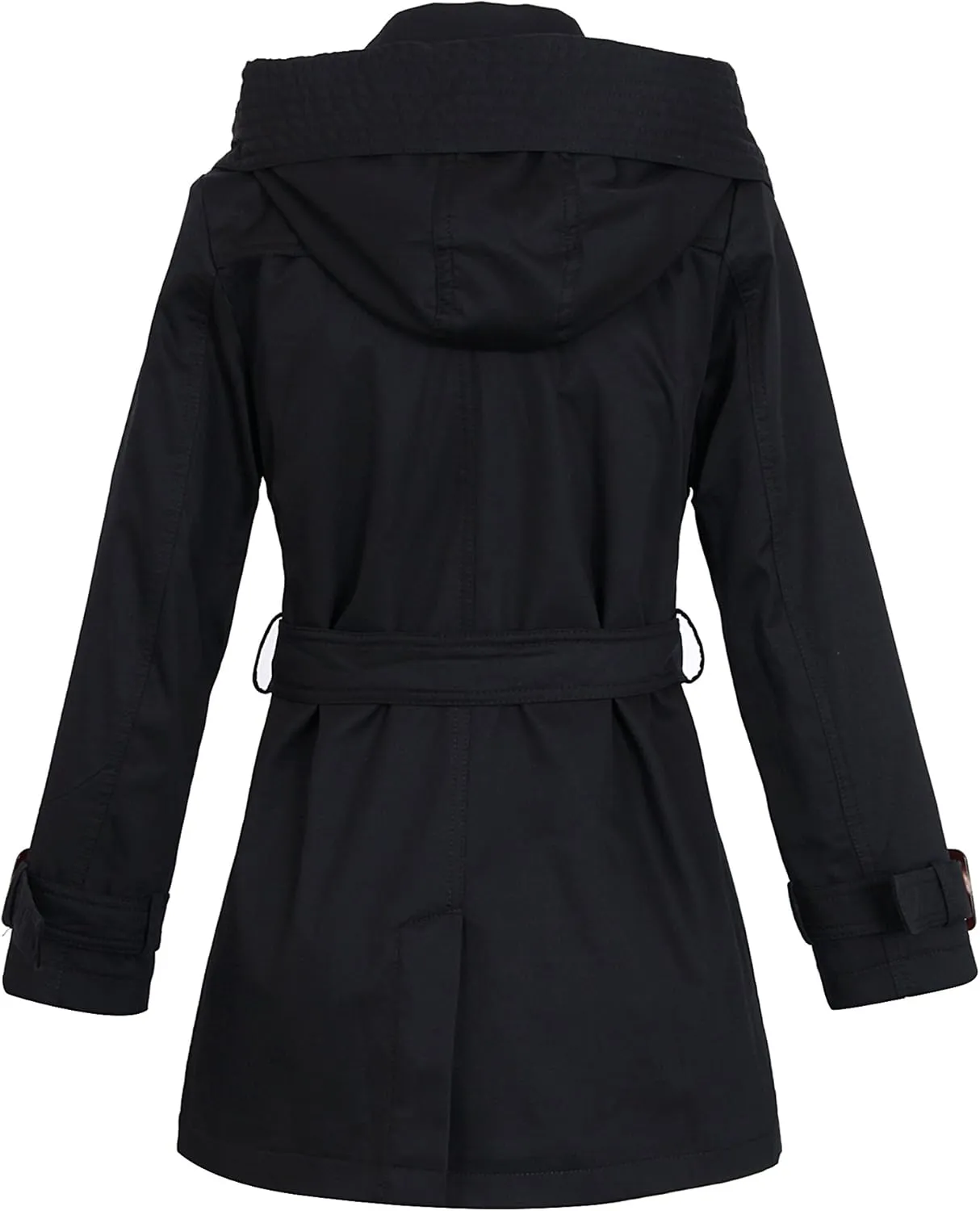 Richie House Girls' Classic Hooded Trenchcoat RH0934