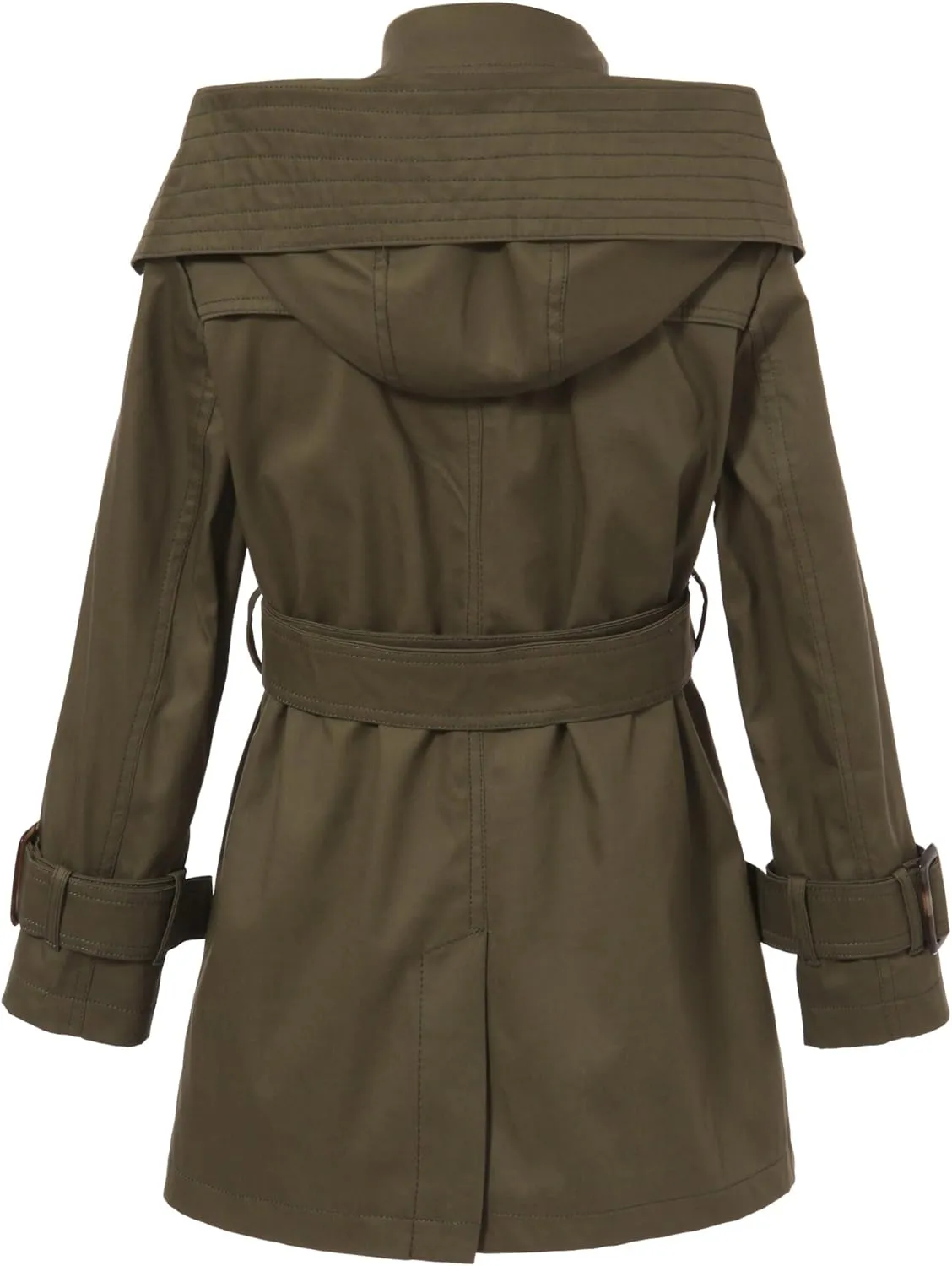 Richie House Girls' Classic Hooded Trenchcoat RH0934