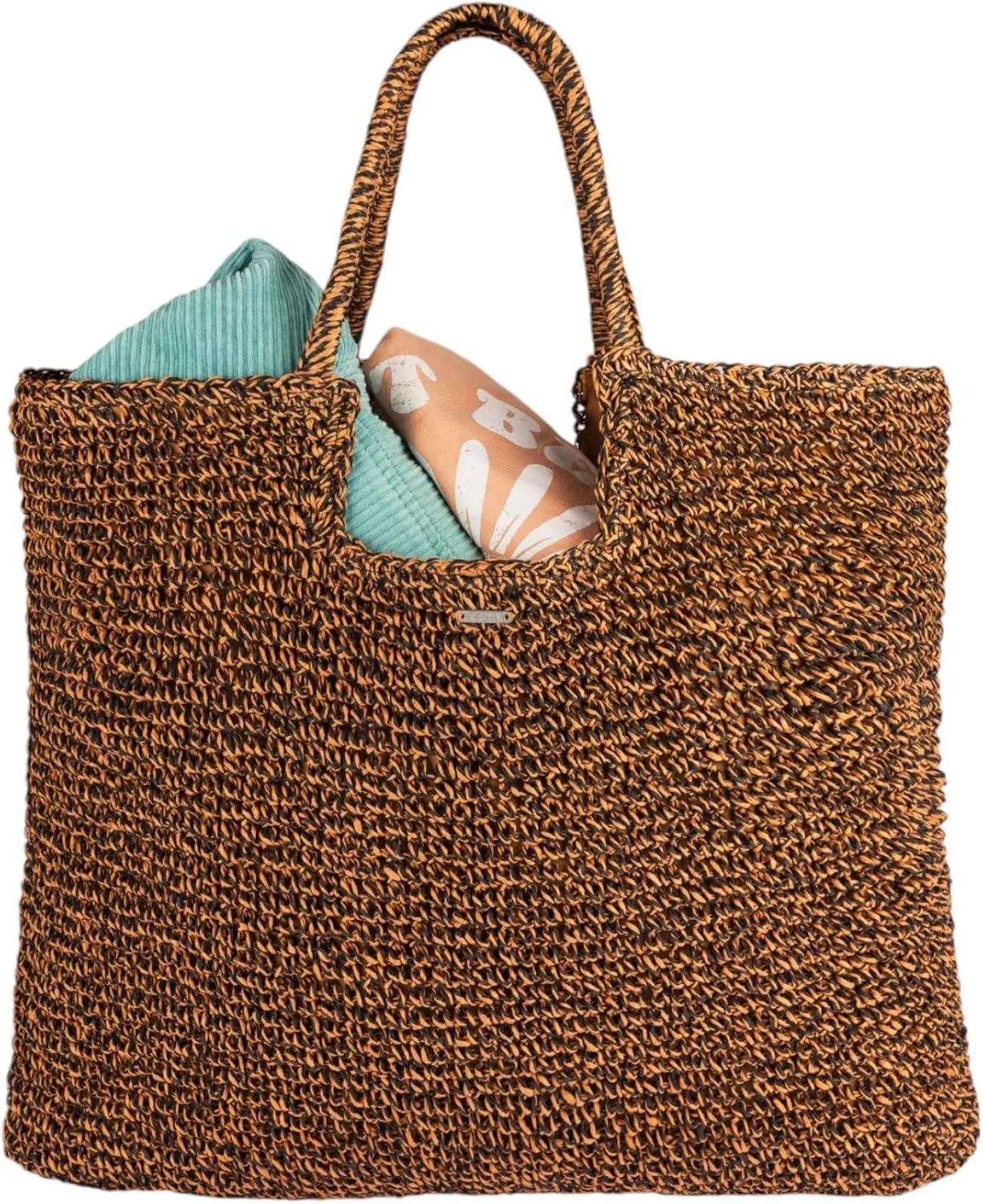 Roxy Women's Beach Tote Bag | Travel | Vacation | Straw | Lightweight | Breathable
