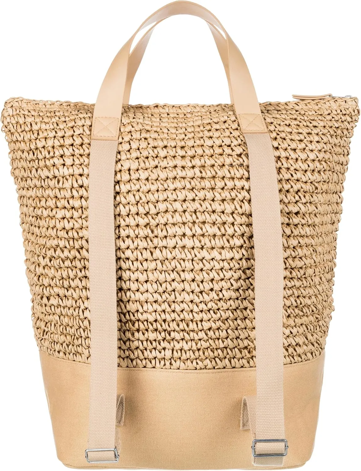 Roxy Women's Beach Tote Bag | Travel | Vacation | Straw | Lightweight | Breathable