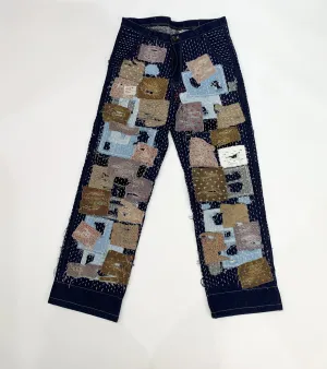 Sashiko Hand Embroidered Jeans